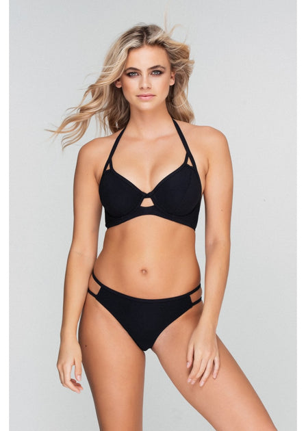 Miss Mandalay Swimwear - Dream Full Bust Halterneck Bikini Top - D