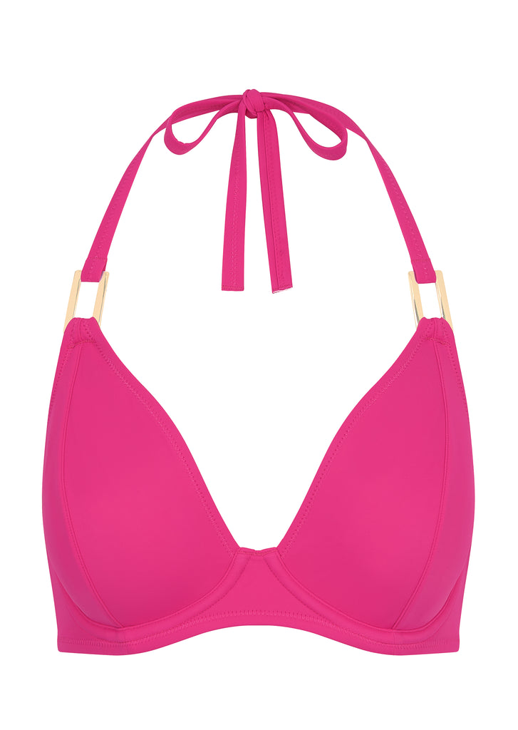 Pink underwire swimsuit on sale