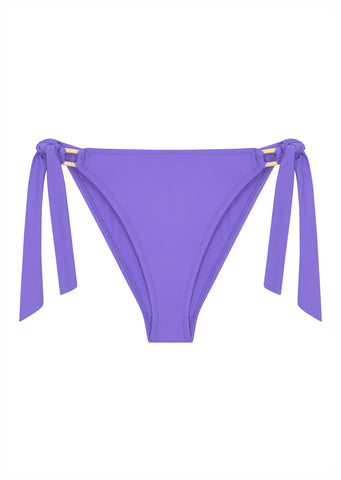 Boudoir Beach Violet High Leg Tieside Bikini Brief