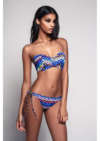 Miss Mandalay Swimwear - Paradiso Bandeau bikini top D - GG Cup Sizes