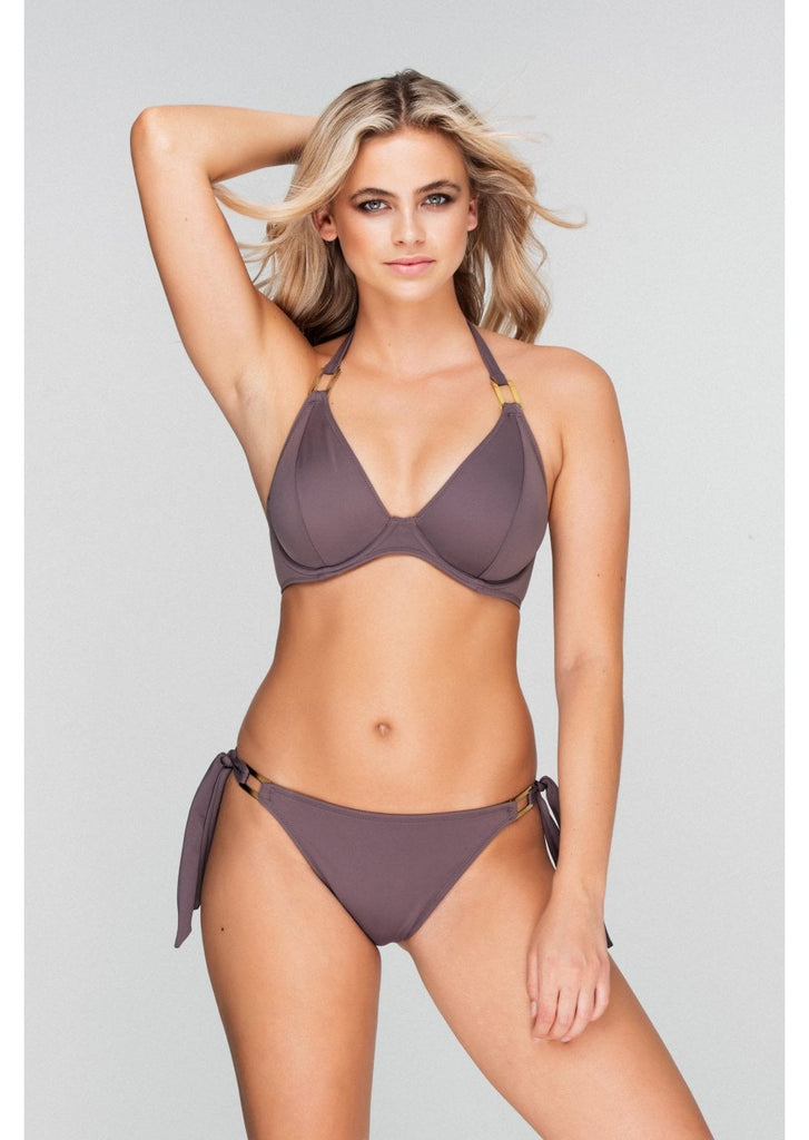 Boudoir Beach Rosewood Tieside Bikini Brief – Miss Mandalay