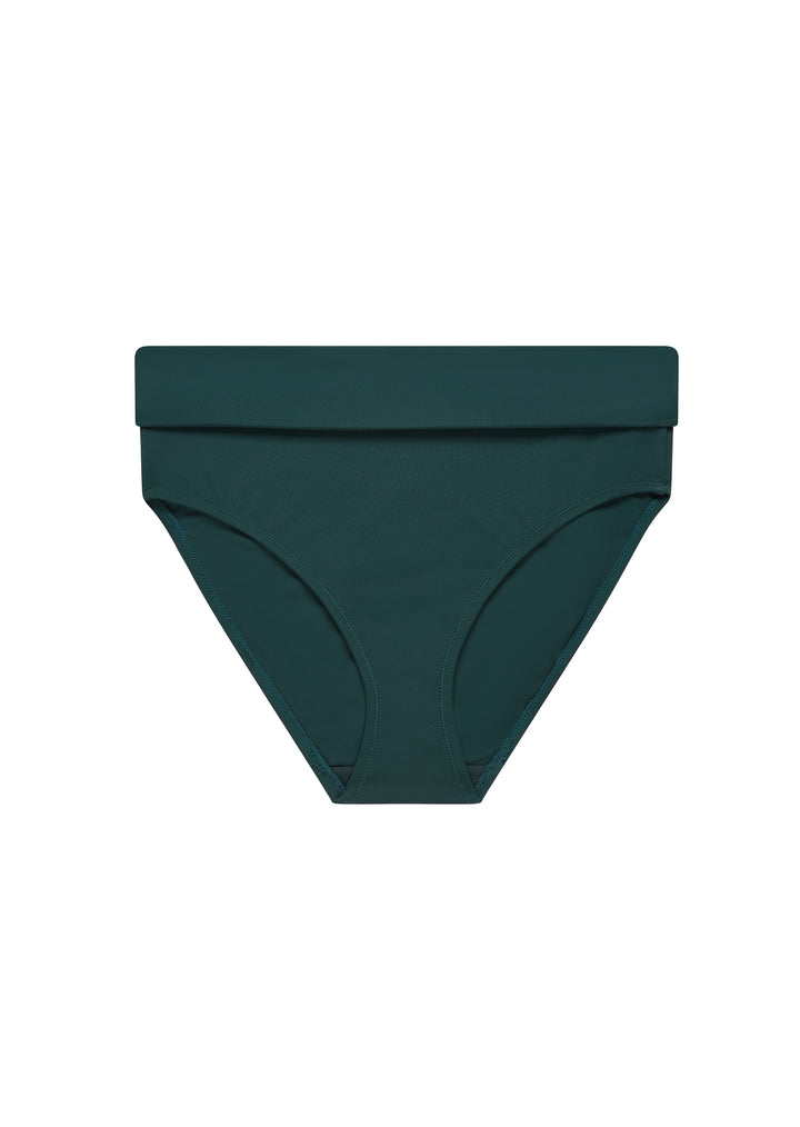Peek & Beau Fuller Bust Exclusive high leg bikini bottoms in green floral -  ShopStyle Two Piece Swimsuits