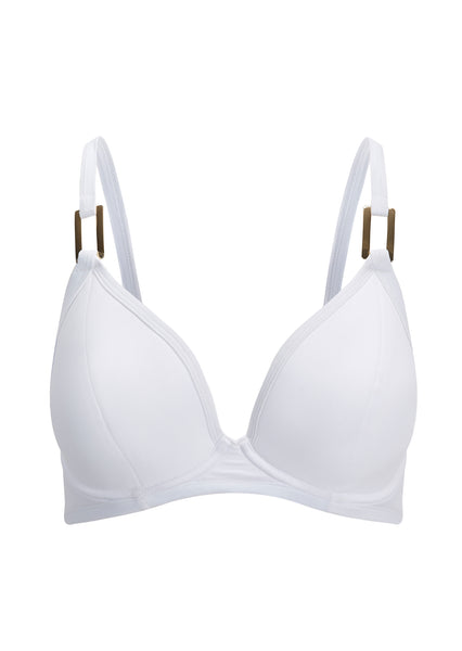 White Fuller Bust Underwired Bikini Top