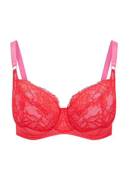 2 x Kayser Women's Perfect Fit Camille Bras - Red